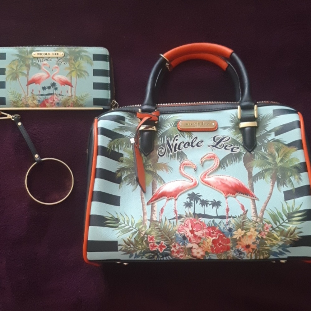 Nicole lee purse & matching wallet